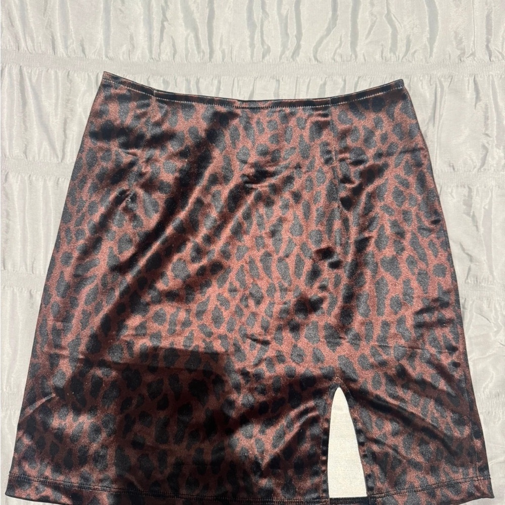 Motel Rocks Animal Print Pencil Skirt